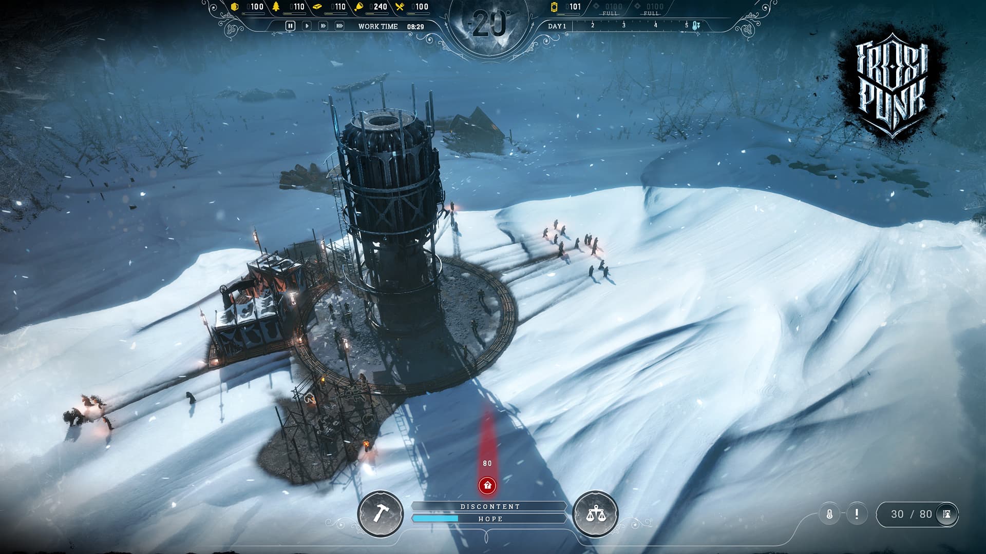 Frostpunk screenshot 1